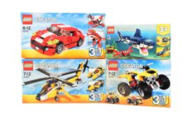 LEGO - X4 FACTORY SEALED LEGO CREATOR SETS