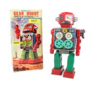TINPLATE TOYS - VINTAGE JAPANESE HORIKAWA ENGINE ROBOT