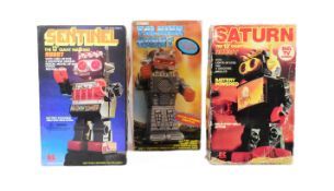 RETRO TOYS - X3 VINTAGE KAMCO ROBOTS