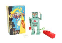 TINPLATE TOYS - VINTAGE HA HA TOY LANTERN ROBOT