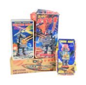 TINPLATE TOYS - X4 VINTAGE JAPANESE ROBOT BOXES