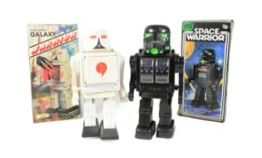 RETRO TOYS - X2 BATTERY POWERED SPACE ROBOTS