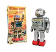 TINPLATE TOYS - VINTAGE JAPANESE HORIKAWA ROTATOR ROBOT