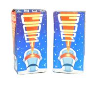 TINPLATE TOYS - x2 VINTAGE GORT WIND-UP ROBOTS