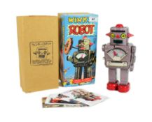 TINPLATE TOYS - VINTAGE MECHANICAL WINKY ROBOT