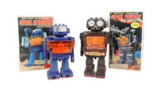 TINPLATE TOYS - X2 JAPANESE HORIKAWA SPACE ROBOTS