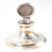 GEORGE V HALLMARKED SILVER CAPSTAN INKWELL