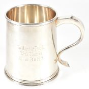 GARRARD & CO HALLMARKED LONDON SILVER TANKARD