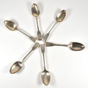 COLLECTION OF GEORGE IV, WILLIAM IV & VICTORIAN SPOONS
