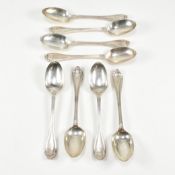EIGHT VICTORIAN HALLMARKED SILVER TEASPOONS