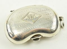 GEORGE V HALLMARKED SILVER SOVEREIGN CASE HOLDER