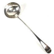 GEORGE III SILVER HALLMARKED 1802 SOUP / PUNCH LADEL