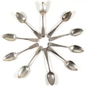 COLLECTION OF 19TH CENTURY SILVER HALLMARKED SPOONS