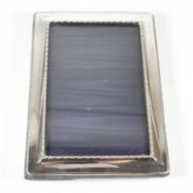 HALLMARKED SILVER EASEL BACK PHOTOGRAPH / PICTURE FRAME