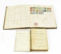 VICTORIAN 1870S - 1880S GB & FOREIGN POSTAGE STAMP ALBUM