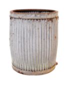 VINTAGE CORRUGATED STEEL PLANTER