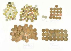 COLLECTION OF GB MAJ. 20TH CENTURY COINAGE IN BISCUIT TIN