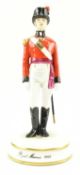 MICHAEL J. SUTTY - HANDMADE ENGLISH BONE CHINA FIGURE OF ROYAL MARINES 1815