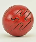 19TH CENTURY CHINESE TREEN PUZZLE BALL GAME