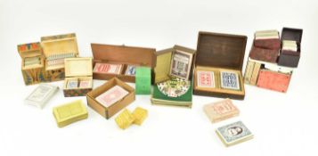 COLLECTION OF EARLY 20TH CENTURY & LATER PLAYING CARDS
