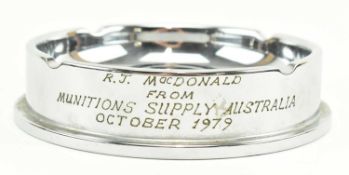 VINTAGE 1979 ARTILLERY SHELL BASE CONVERTED TO ASHTRAY