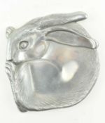 ARTHUR COURT - RABBIT SHAPED ALUMINIUM TRINKET DISH