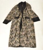 VINTAGE JAPANESE / CHINESE JACQUARD EMBRODERY KIMONO ROBE