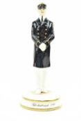 MICHAEL J. SUTTY - HANDMADE ENGLISH BONE CHINA FIGURE OF SUB LIEUTENANT 1897