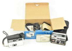 COLLECTION OF FOUR EARLY 20TH C & VINTAGE CAMERAS IN CASES