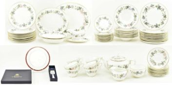 ROYAL WORCESTER - JUNE GARLAND - VINTAGE MID CENTURY PART TEA & DINNER SERVICE