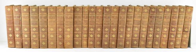BINDINGS. THE WORKS OF WILLIAM MAKEPEACE THACKERAY IN 24 VOLS