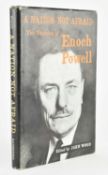 POWELL, ENOCH. 1965 A NATION NOT AFRAID FIRST ED WITH TWO SIGNED LETTERS TIPPED IN