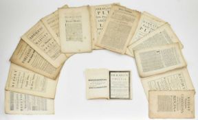 POPISH PLOT. FOURTEEN 17TH CENTURY PAMPHLETS RELATING TO THE PLOT