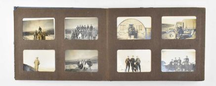 WWII PHOTOGRAPH ALBUM OF WINTER WARFARE TRAINING