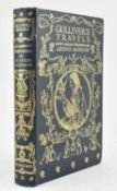RACKHAM, ARTHUR. 1909 GULLIVER'S TRAVELS IN ORIGINAL CLOTH