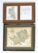 TWO 18TH CENTURY MAPS OF BUCKINGHAMSHIRE AND HERTFORDSHIRE