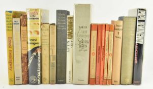 HEMINGWAY, ERNEST. COLLECTION OF SEVENTEEN SMART EARLY EDITIONS IN DUST WRAPPERS