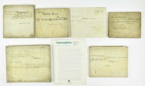 INDENTURES. COLLECTION OF 18TH CENTURY & LATER VELLUM DEEDS