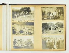 EARLY 20TH CENTURY PHOTOGRAPH ALBUM OF BRITISH EXPATS IN CALCUTTA