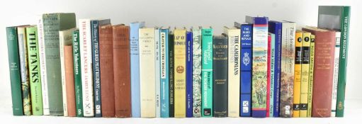 MILITARY. COLLECTION OF MAJ. 20TH CENTURY BRITISH ARMY REGIMENTAL HISTORIES