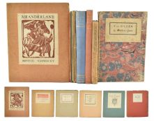 CAYME PRESS. TEN PRIVATE PRESS WORKS PRINTED BY PHILIP SAINSBURY