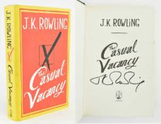 ROWLING, J. K. 2012 THE CASUAL VACANCY SIGNED FIRST EDITION