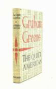 GREENE, GRAHAM. 1955 THE QUIET AMERICAN FIRST EDITION IN CLIPPED DUST WRAPPER
