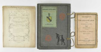 SHAKESPEARE ENGRAVINGS. COLLECTION OF 19TH & EARLY 20TH CENTURY ILLUSTRATIONS