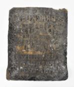 1930S ORIGINAL WOODBLOCK CUT POSTER PRINT ADVERTISING ARMS AND THE MAN