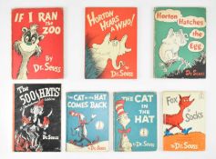 DR. SEUSS. COLLECTION OF FIRST & EARLY EDS INCL. CAT IN THE HAT & HORTON HEARS A WHO