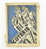 1919 COTERIE NO. 3 POST-WAR ART QUARTERLY JOURNAL