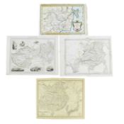 CHINA & ASIA. FOUR 18TH & 19TH CENTURY LOOSE MAPS