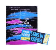 MUSIC - 1960 STARS IN YOUR EYES PROGRAMME & FLYER