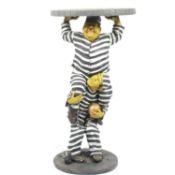 LAUREL & HARDY - RESIN SIDE TABLE